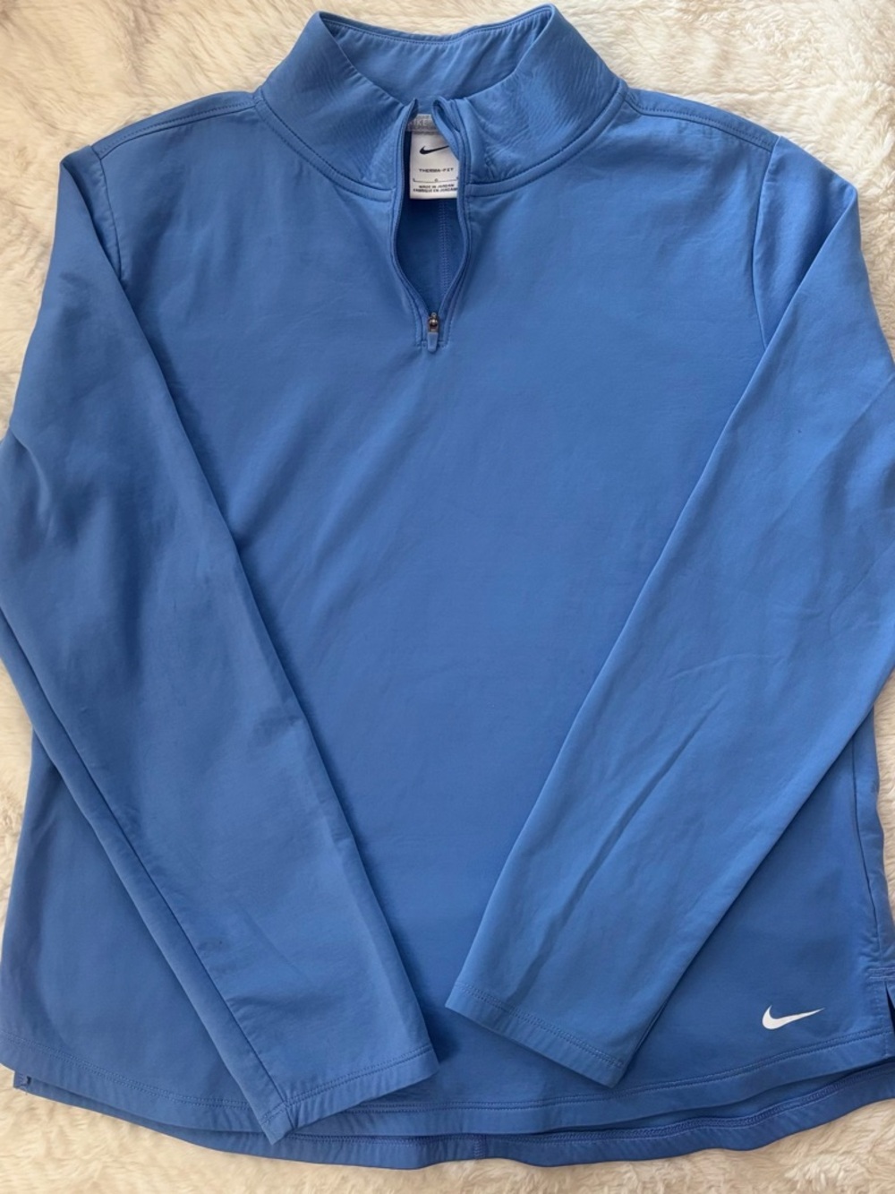 Nike Light Blue Quarter-Zip Pullover